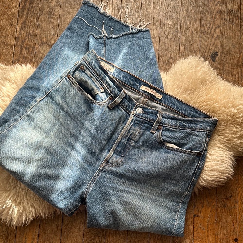 Levi's Wedgie Light Blue Denim Jeans